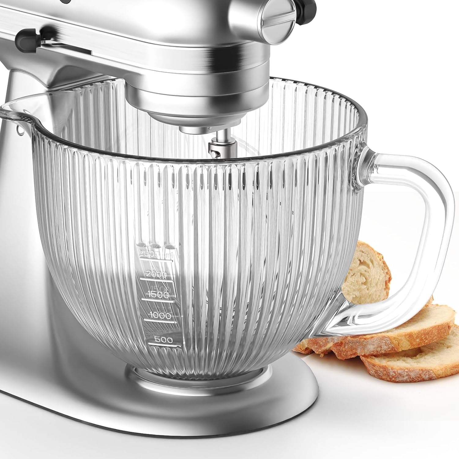 Stand Mixer Bowl - GVODE Glass Bowl for Kitchenaid Mixer,