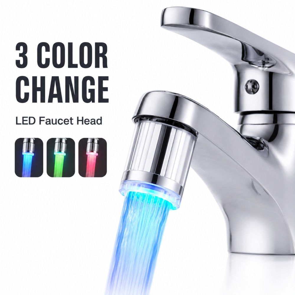 1/5Pcs LED Faucet Head with Au - Kitchen Appliances Offers recension och pris