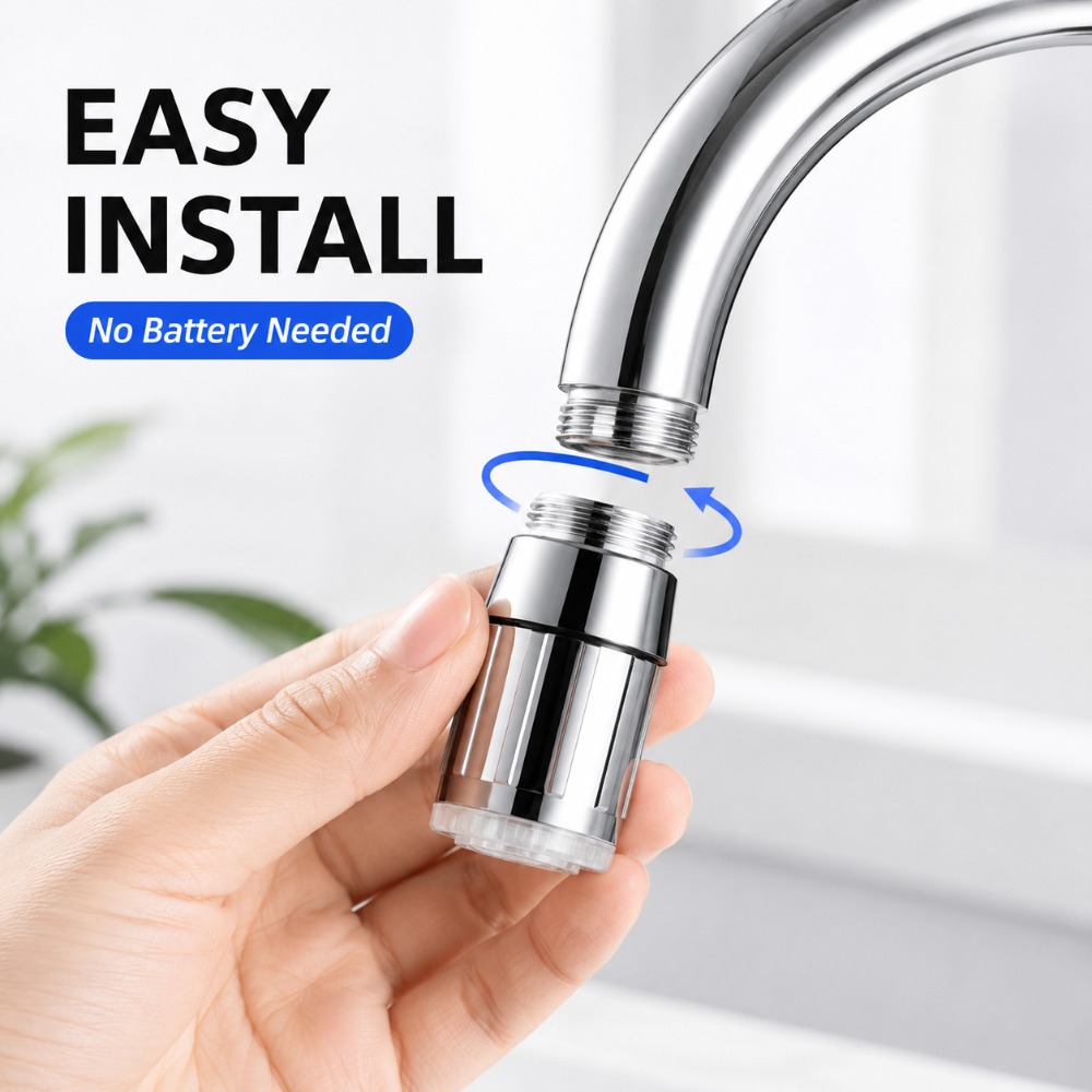 1/5Pcs LED Faucet Head with Au - Kitchen Appliances Offers recension och pris