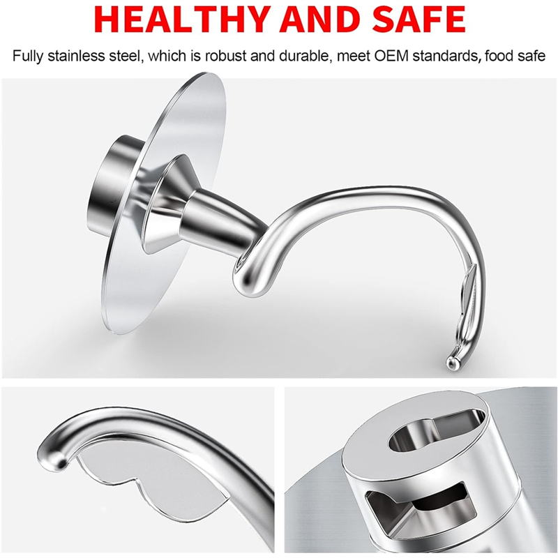 Stainless Steel Spiral Dough H - Stand Mixer Bowl recension och pris