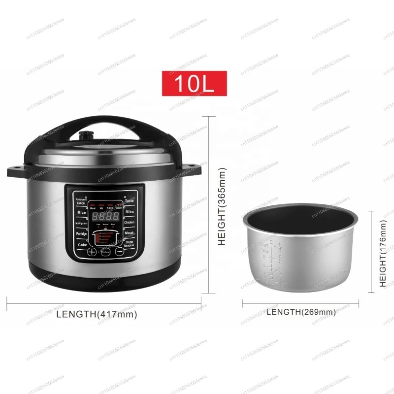 10L Stainless Steel Electric P - Instant Pot Pressure Cooker recension och pris
