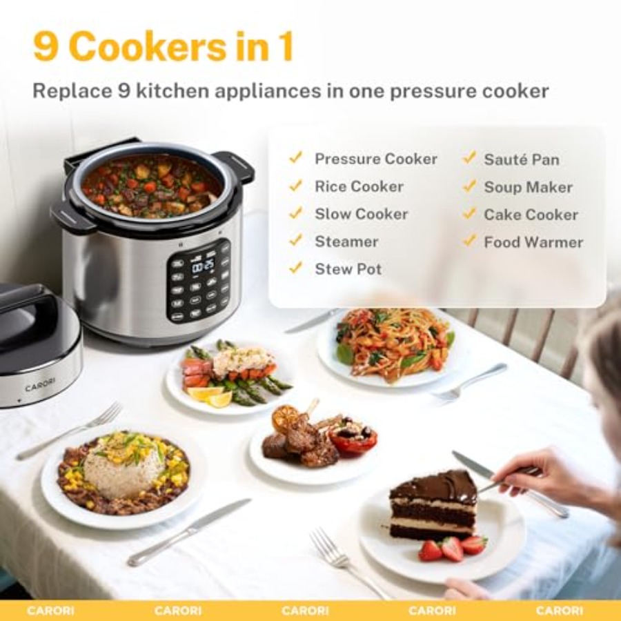 9-in-1 Electric Pressure Cooke - Instant Pot Pressure Cooker recension och pris