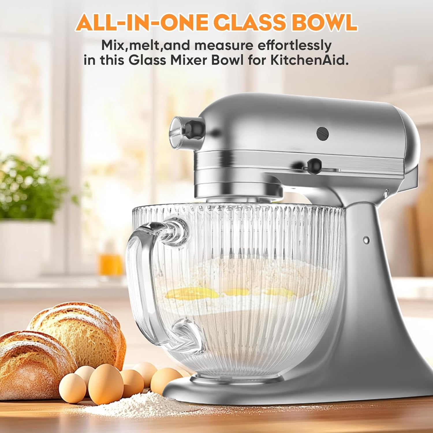 GVODE Glass Bowl for Kitchenai - Stand Mixer Bowl recension och pris