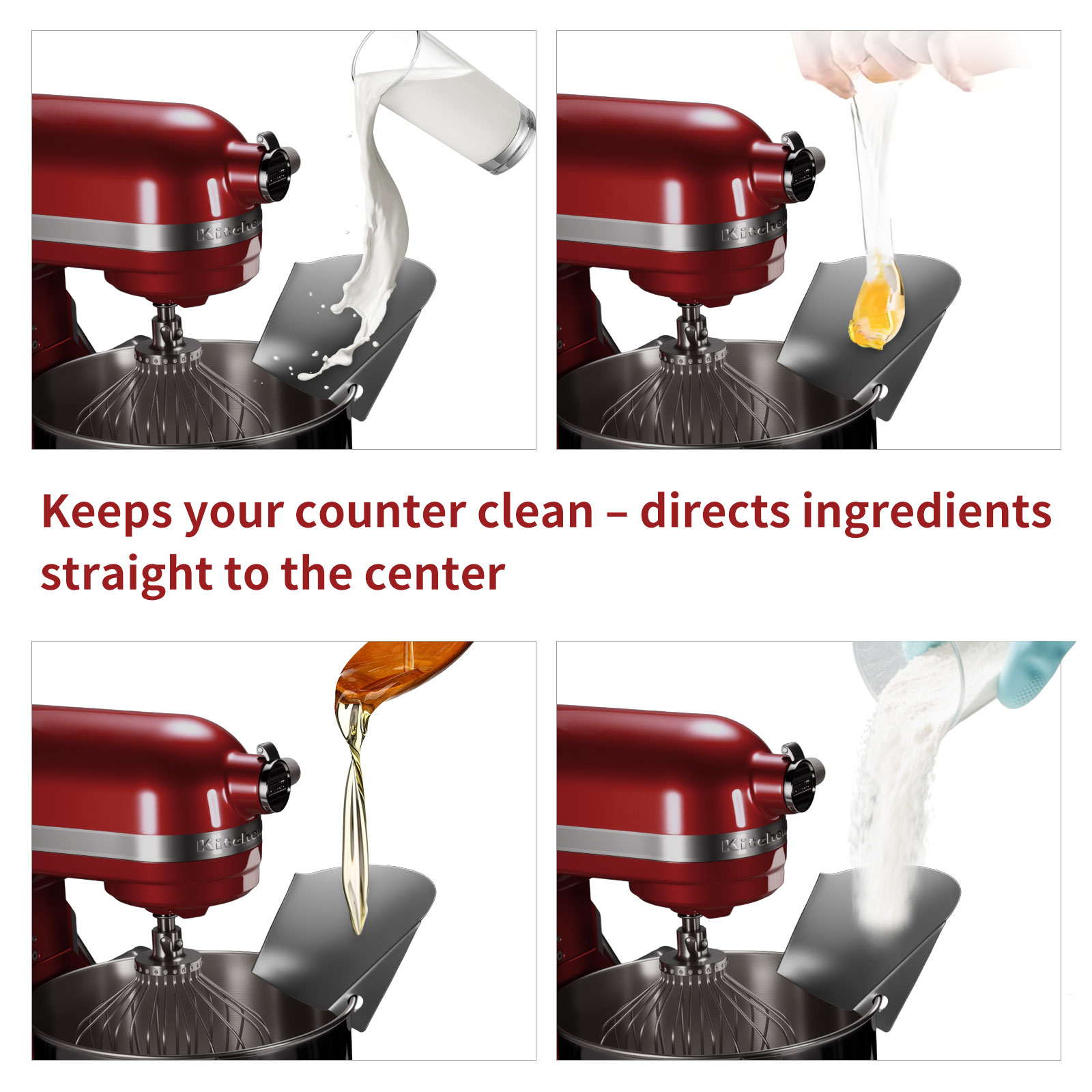 1pc Stainless Steel Tipping Gu - Stand Mixer Bowl recension och pris