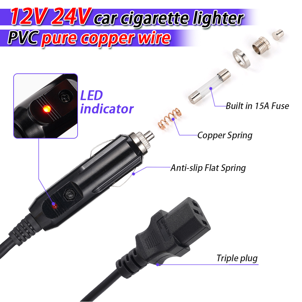 Power Cable 3 Pin Plug with Ci - Instant Pot Pressure Cooker recension och pris