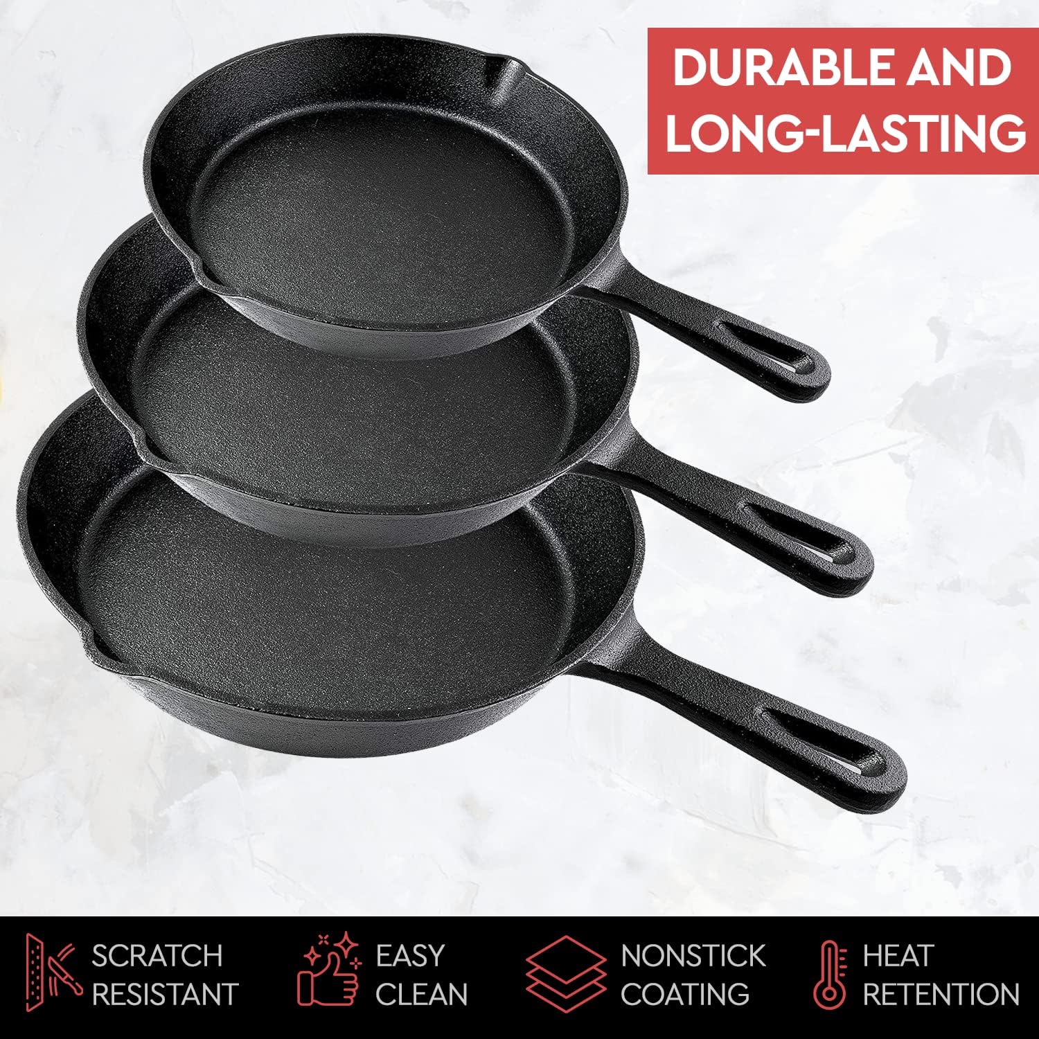 14/16/20cm Cast Iron Frying Pa - Electric Griddle Pancake recension och pris